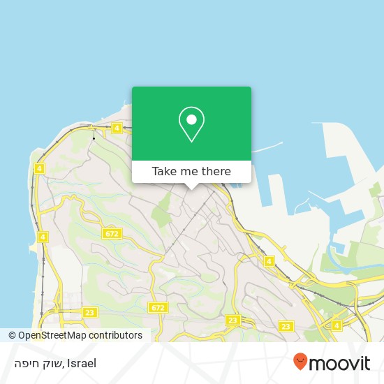 שוק חיפה map