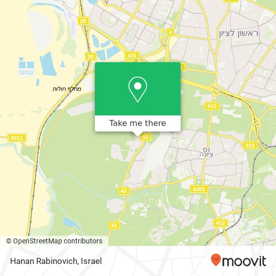 Карта Hanan Rabinovich