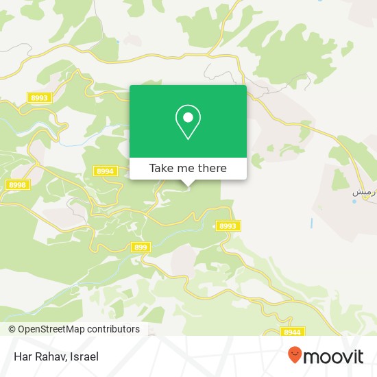 Карта Har Rahav