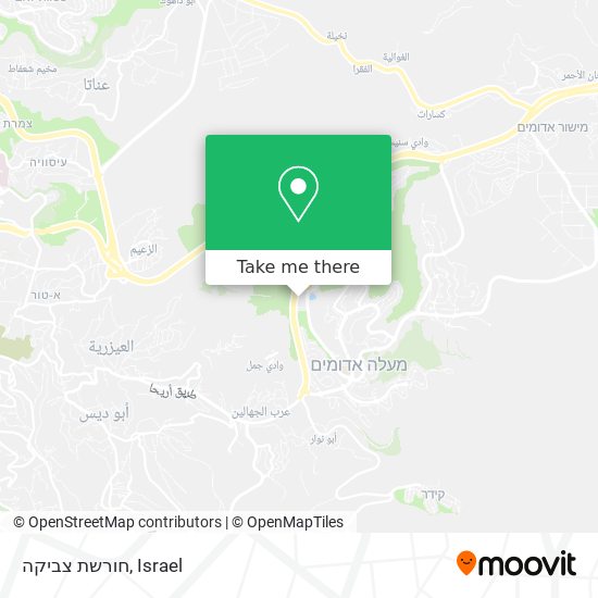 חורשת צביקה map