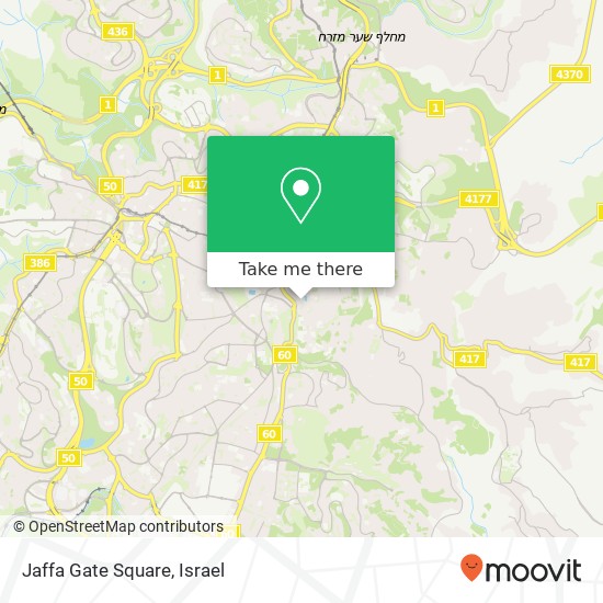 Jaffa Gate Square map