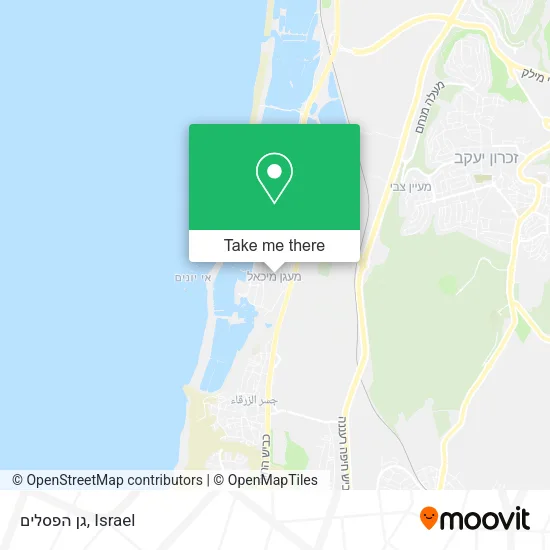Карта גן הפסלים