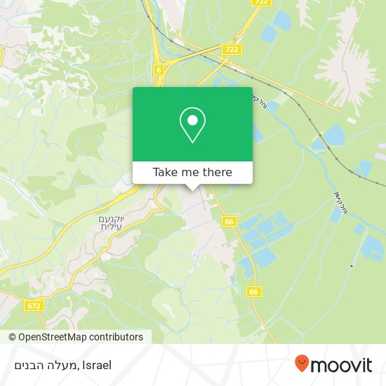 מעלה הבנים map