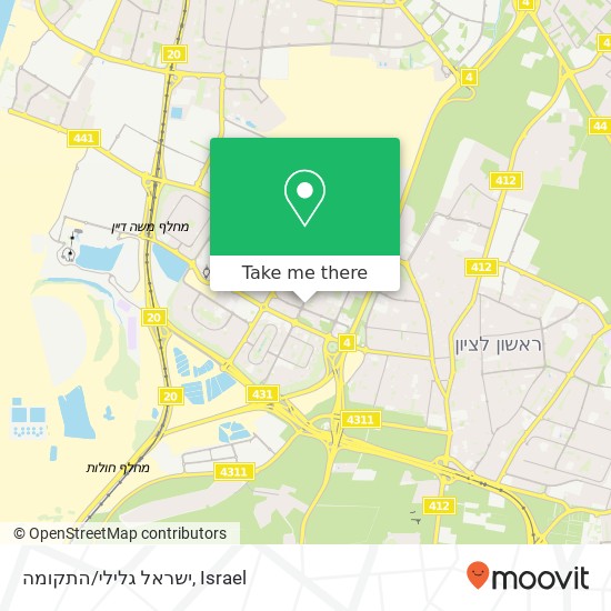 ישראל גלילי/התקומה map