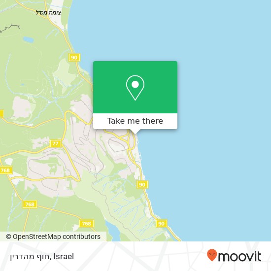 חוף מהדרין map