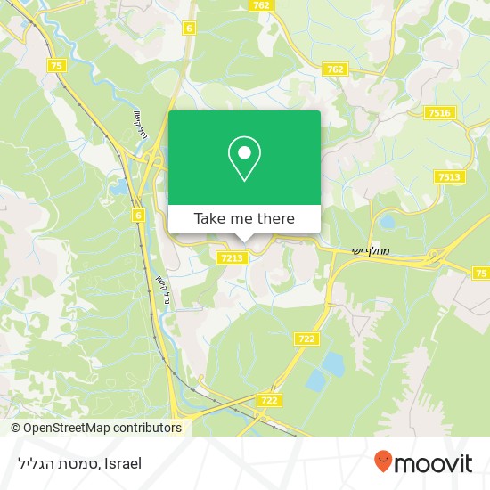 סמטת הגליל map