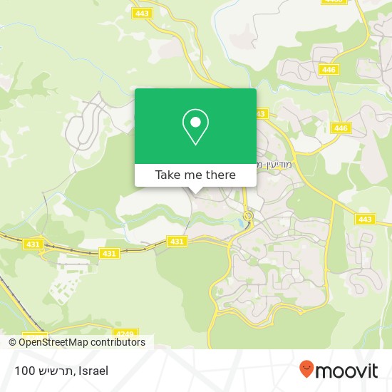 תרשיש 100 map