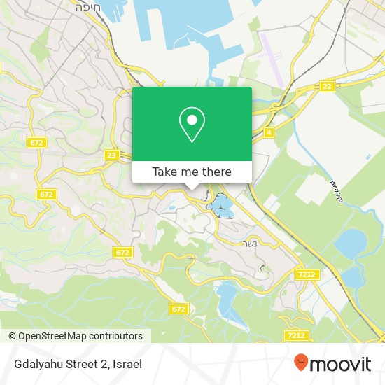 Gdalyahu Street 2 map