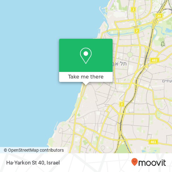 Ha-Yarkon St 40 map