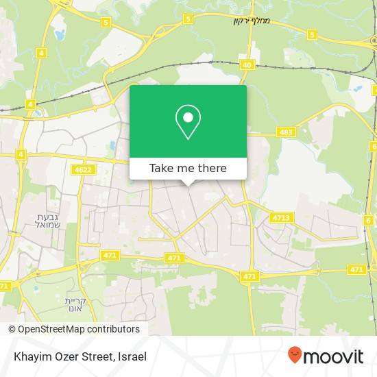 Khayim Ozer Street map