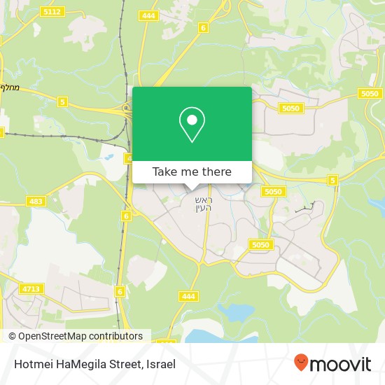 Hotmei HaMegila Street map