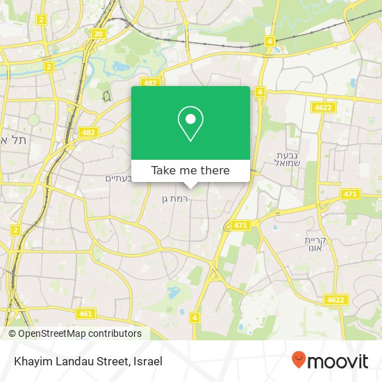 Khayim Landau Street map