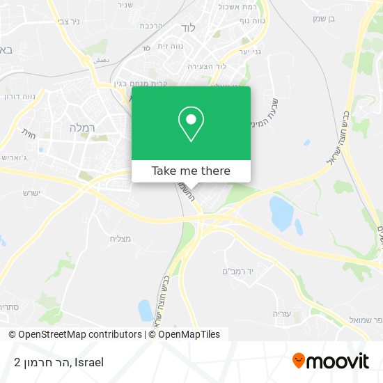 הר חרמון 2 map