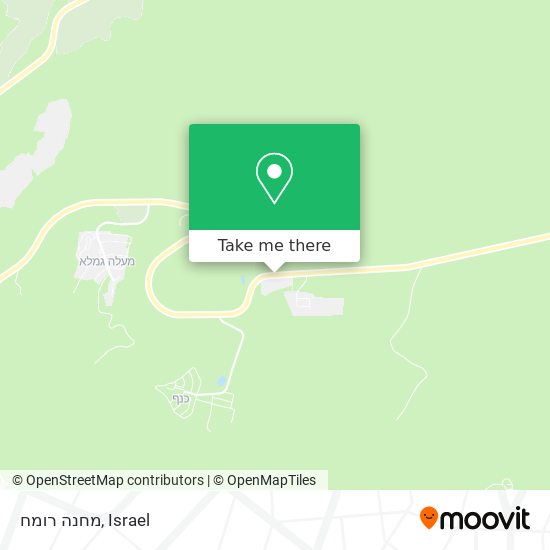 מחנה רומח map