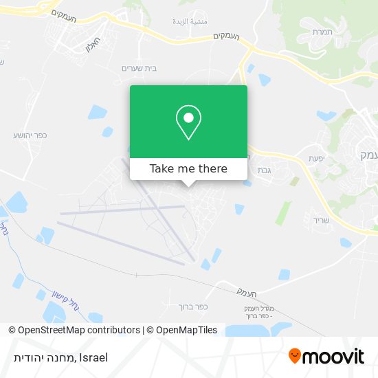 מחנה יהודית map