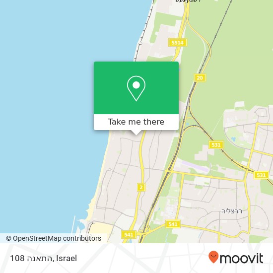 התאנה 108 map