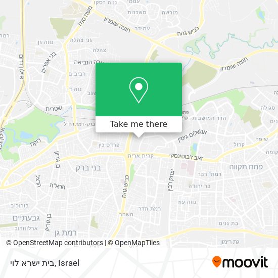 בית ישרא לוי map