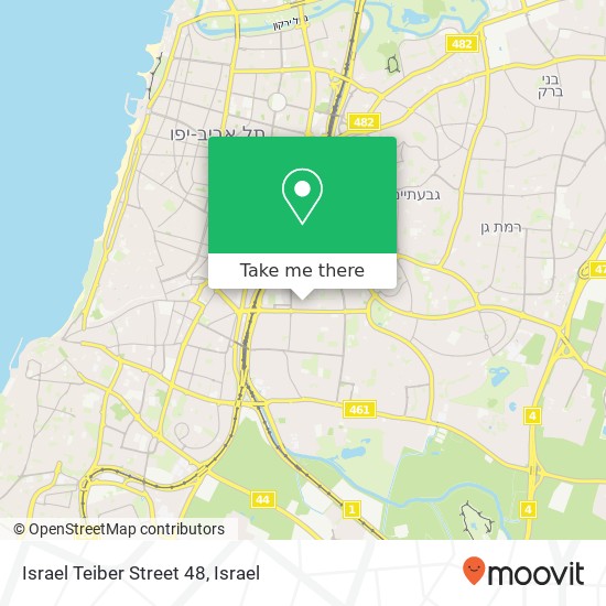 Israel Teiber Street 48 map