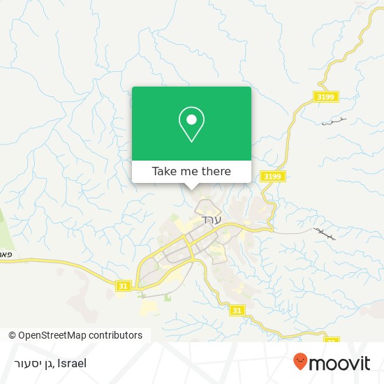 גן יסעור map