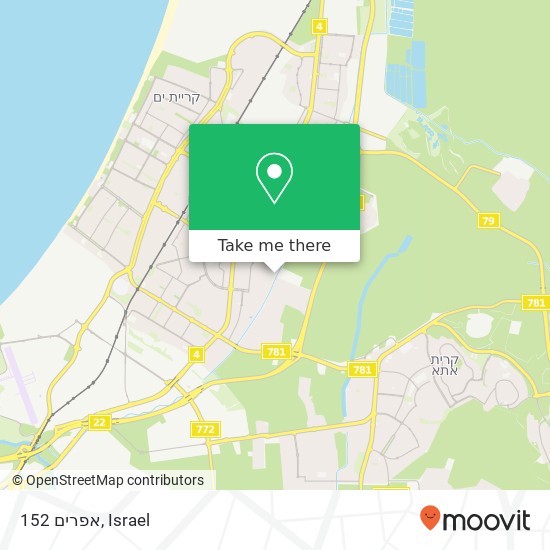 אפרים 152 map