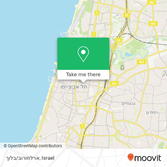 ארלוזורוב/בלוך map