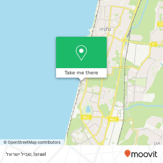 שביל ישראל map