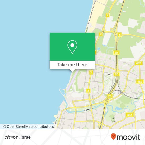 הטיילת map