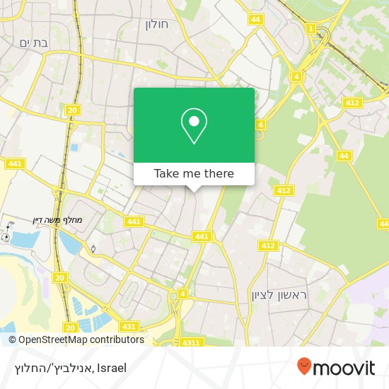 אנילביץ'/החלוץ map