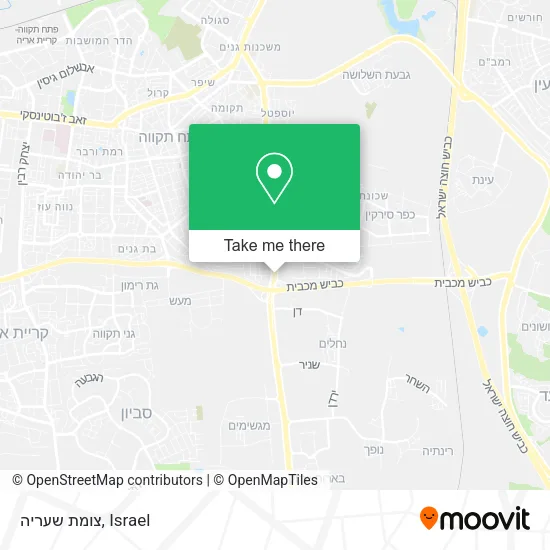 Карта צומת שעריה