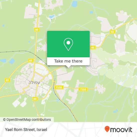 Yael Rom Street map