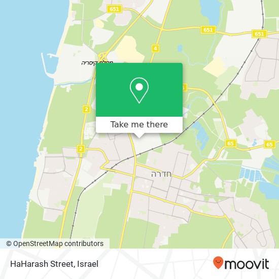HaHarash Street map