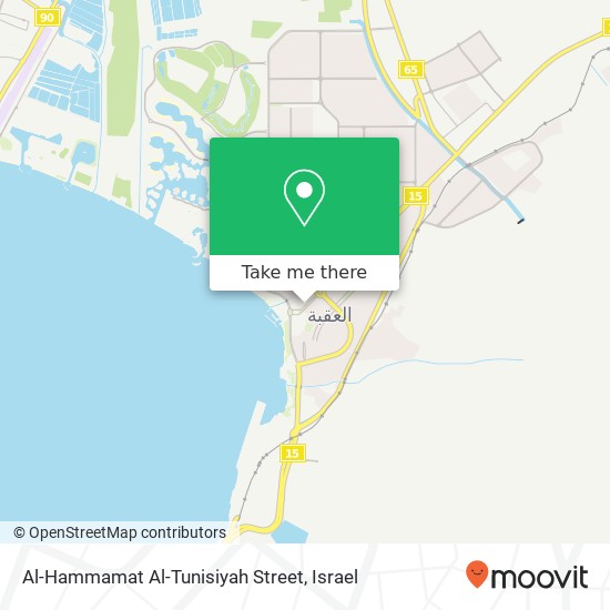 Al-Hammamat Al-Tunisiyah Street map