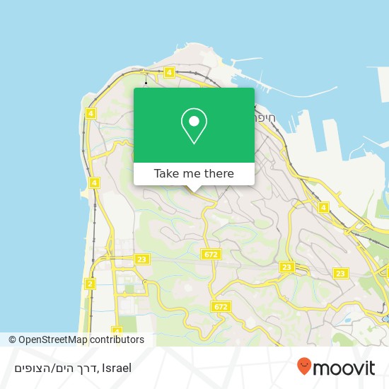 דרך הים/הצופים map