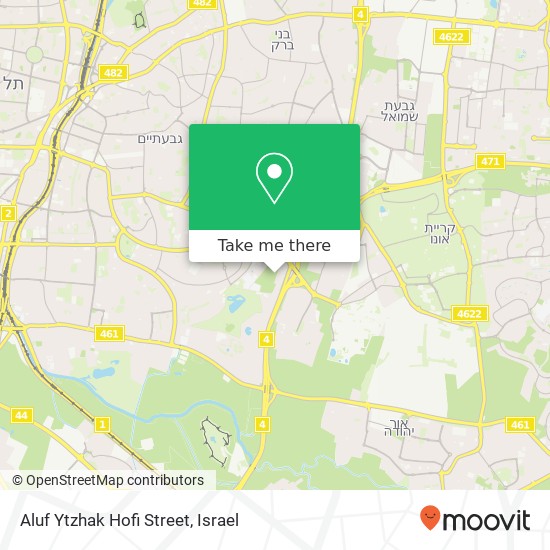 Карта Aluf Ytzhak Hofi Street