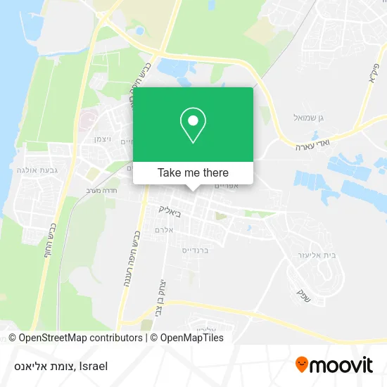 Карта צומת אליאנס