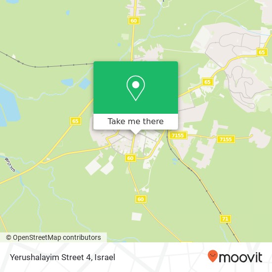 Карта Yerushalayim Street 4