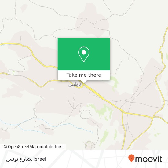 شارع تونس map