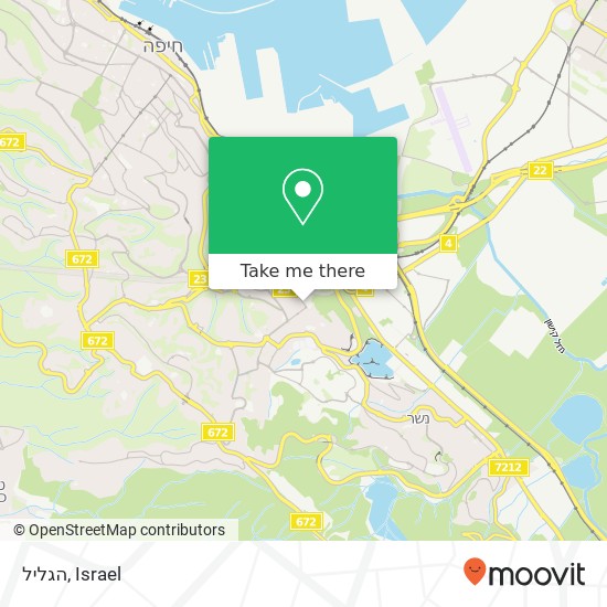 הגליל map