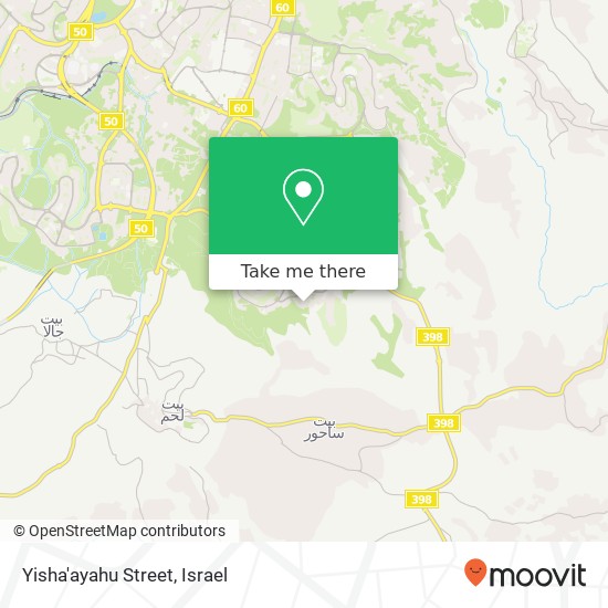 Yisha'ayahu Street map
