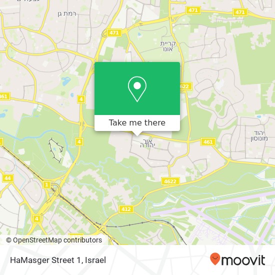 HaMasger Street 1 map
