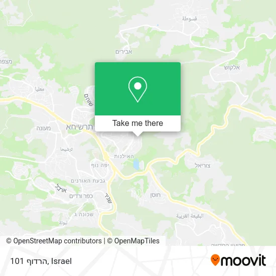 Карта הרדוף 101