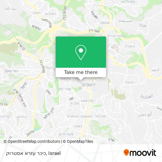 כיכר עזרא אסטרוק map