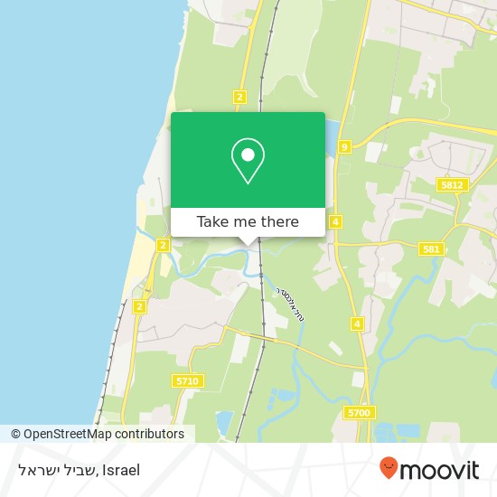 שביל ישראל map