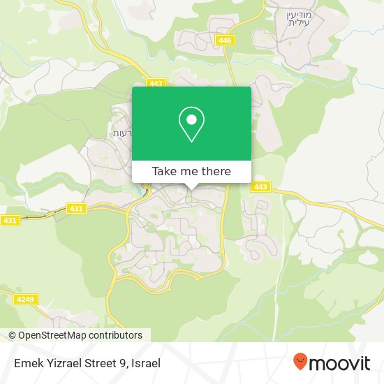 Emek Yizrael Street 9 map