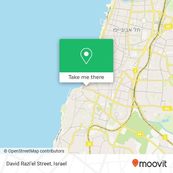 David Razi'el Street map