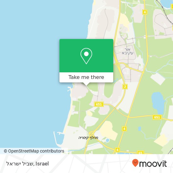 שביל ישראל map