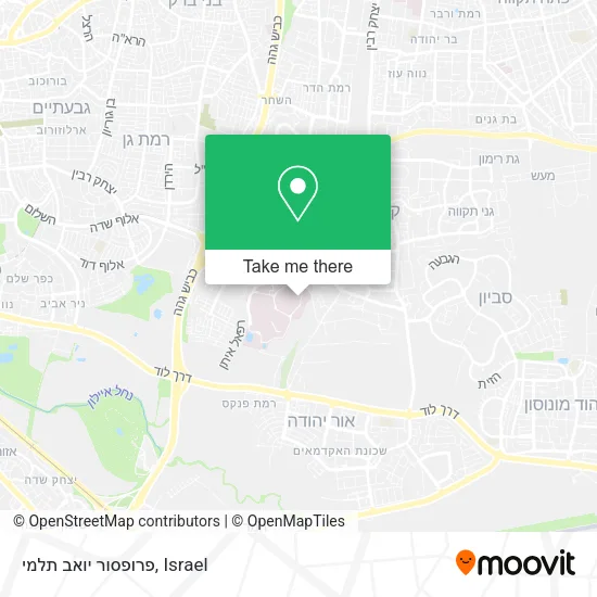 Карта פרופסור יואב תלמי