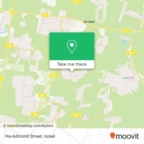 Ha-Admonit Street map