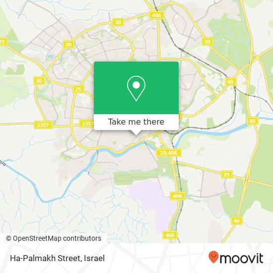 Карта Ha-Palmakh Street