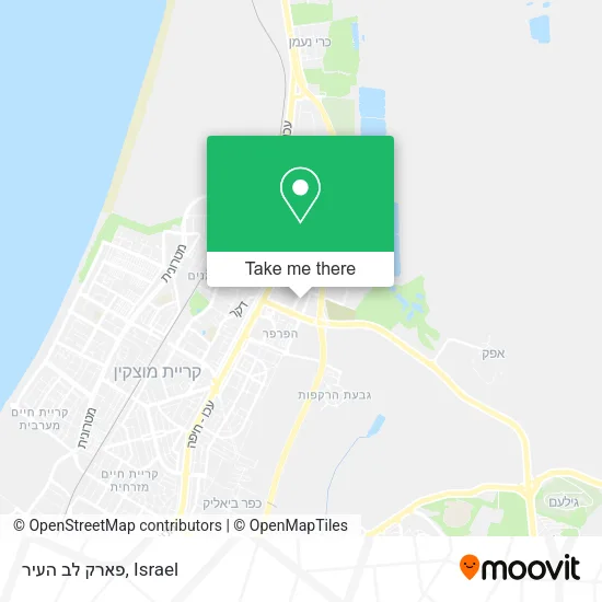 Карта פארק לב העיר